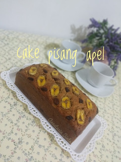 Foto resep Cake pisang apel No Mixer, by Tintin Rayner
