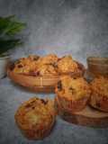 Bolu pisang kukus mekar (eggless, no mixer)