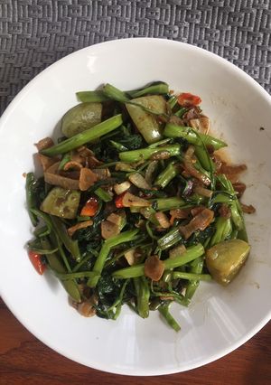 Foto resep Tumis Kangkung (kering)