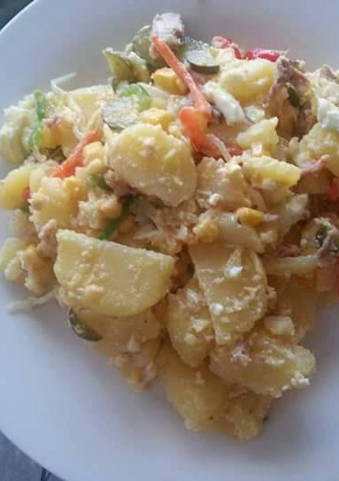 Una foto de Ensalada templada de patatas