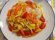 A picture of mixed vegetable stir fry