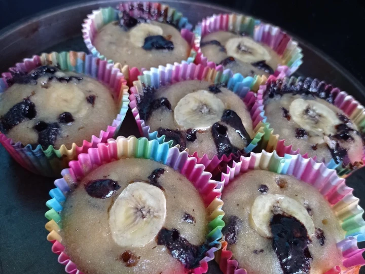 Cara Gampang Membikin Resep  Banana Muffins 🧁 yang Enak, Lezat
