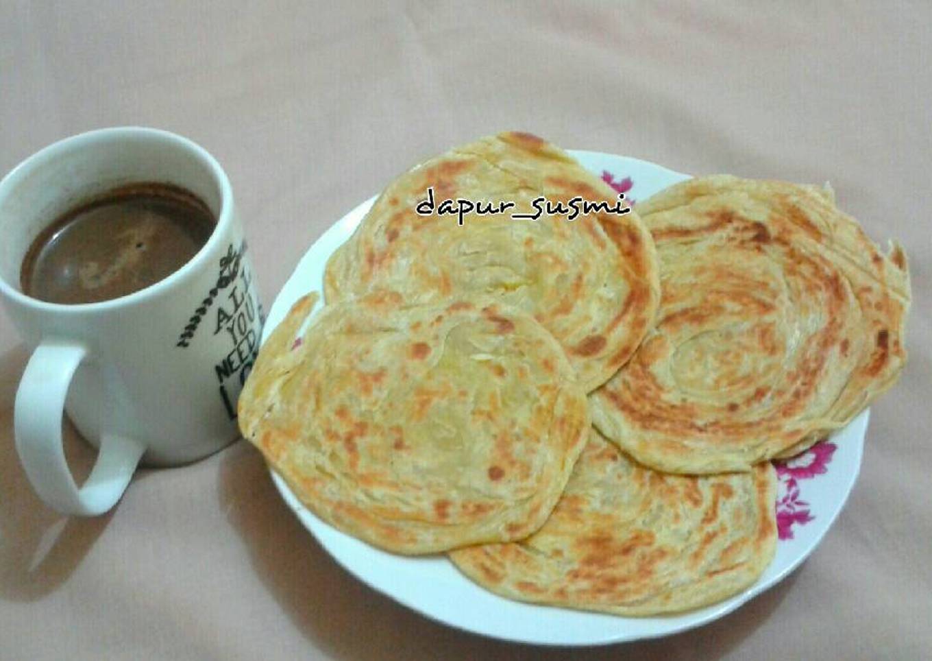 Roti Maryam (step by step)