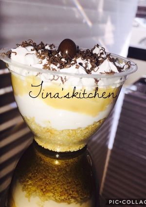 A picture of Banofee caramel cups.