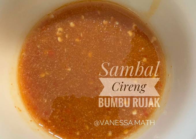 Resep Sambal Cireng Bumbu Rujak Anti Gagal