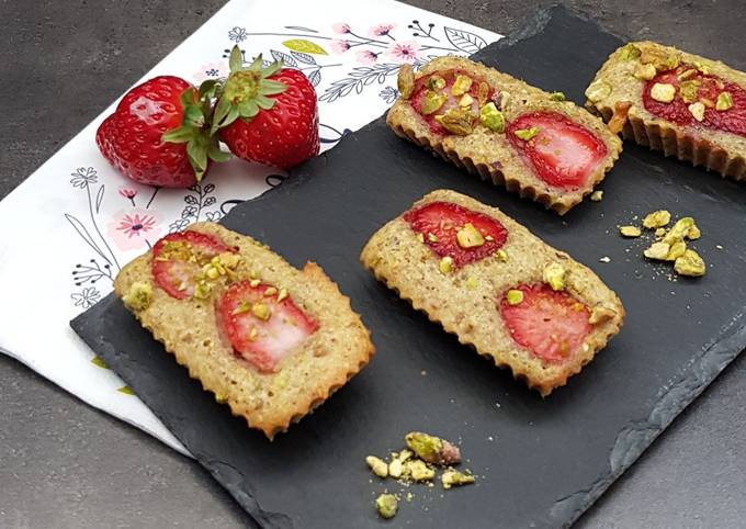 °Financiers pistache et fraises°