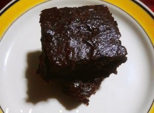 รูปของ 🍌บราวนี่กล้วยหอมเนื้อหนึบได้ใจ(vegan),(เจ)