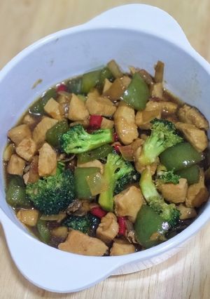 Foto resep Ayam saus lada hitam