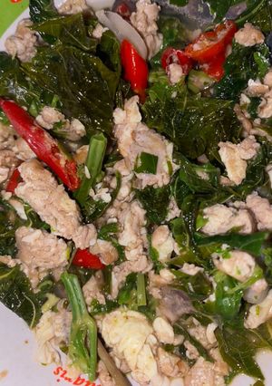 Foto resep Tumis daun singkong