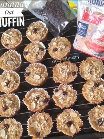Cara Mudah Membikin Resep  Banana Oat Muffin yang Lezat, Menggugah Selera