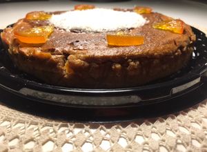 Foto principal de Bizcocho de higos y harina de avena integral sin azúcares añadidos, en airFryer
