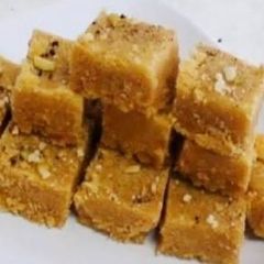 A picture of Gujarati mohanthal.