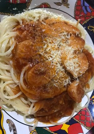 Foto resep Spaghetti bolognese with sausage