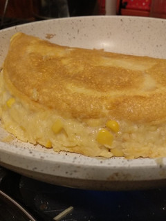 Una foto de Omelette de choclo