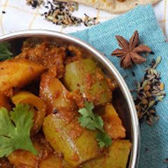 A picture of PARWAL (Pointed Gourd) ALOO Ki Sabzi.