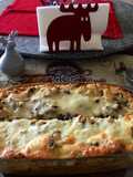 Pastel Azteca con setas