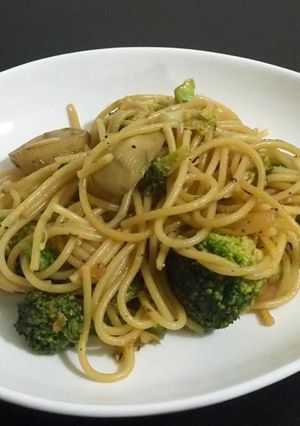 Une photo de Spaghetti saveurs asiatiques