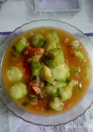 Foto resep Tumis oyong wortel hot (pedas)