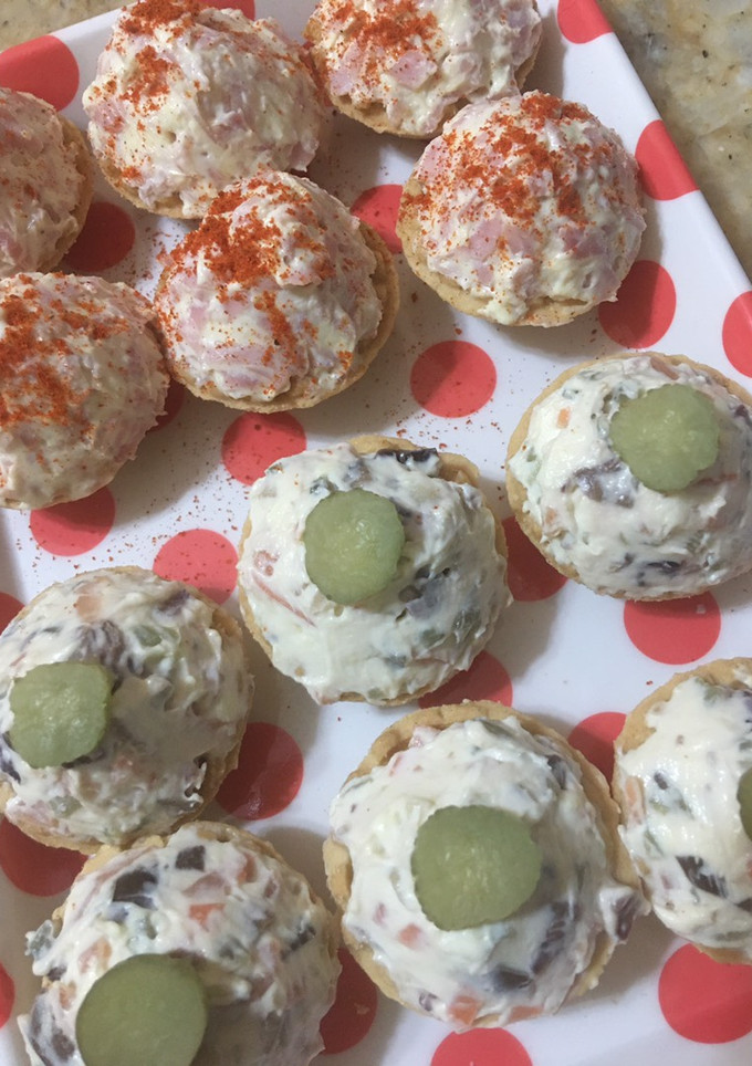 Una foto de Relleno para tarteletas saladas