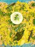 Kanda, Batata Poha with Aloo Bhujia Sev