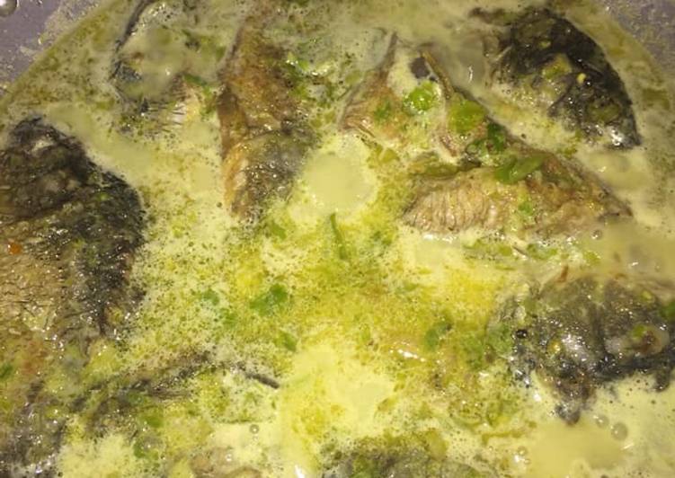 Resep Ikan mas santen Lezat