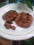 Soft Cookie Panda Coklat Kismis (teflon)