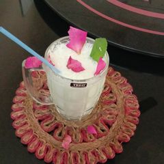 A picture of Coconut sweet lassi.