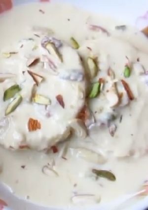 A picture of Softy bread ras malai.