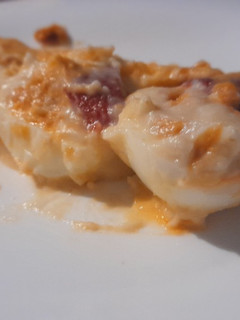 Una foto de Huevos rellenos gratinados