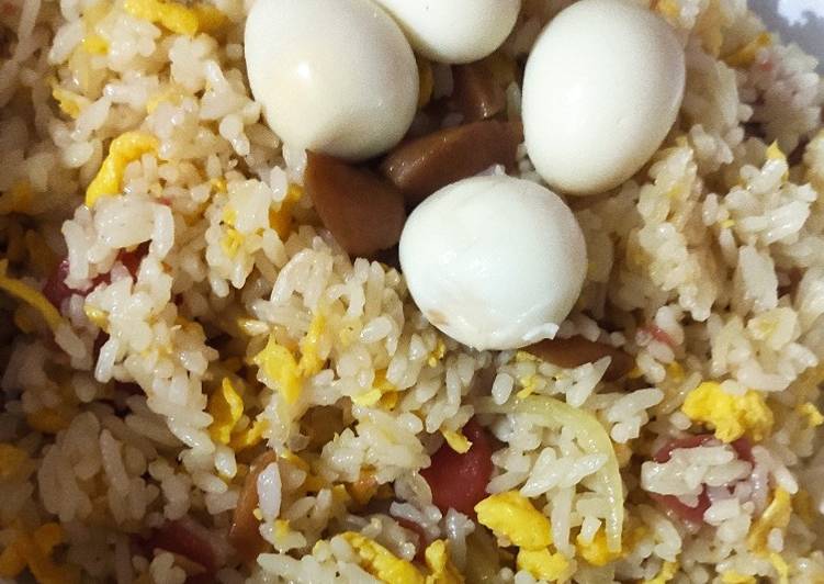 Bagaimana Membuat Nasi goreng hongkong simple Enak