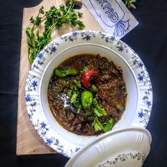A picture of Beef Stew Pakistani Style.