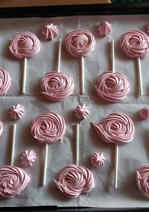 Una foto de Paletitas de merengue