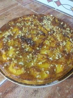 صورة لوصفة كيك بالتفاح