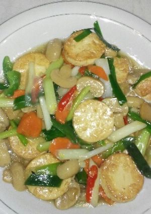 Foto resep Tahu tofu siram sayuran vege