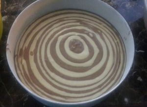 Una foto de Torta tipo Cebra (Zebra)