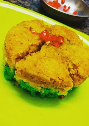 A picture of Tiranga instant flower idli.