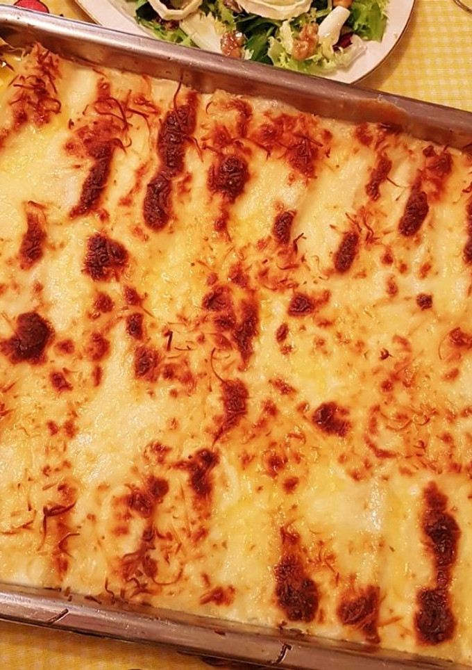 Una foto de Canelones rellenos de Lechona y manzana