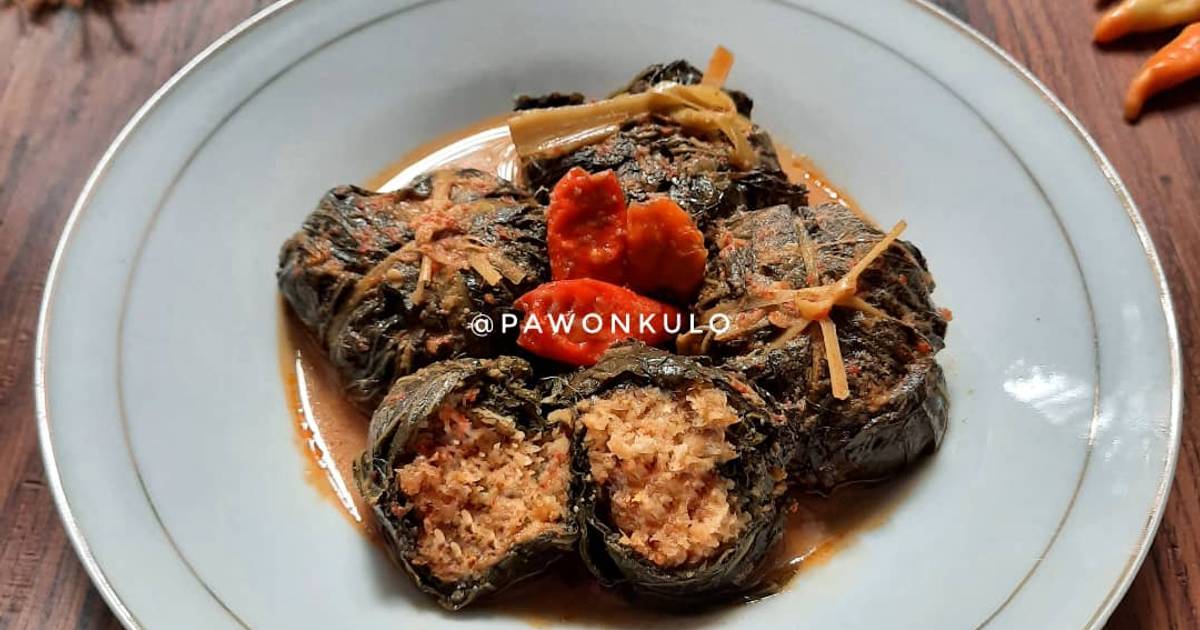 Resep Buntil Daun Singkong Tanpa Santan Oleh Pawonkulo Cookpad