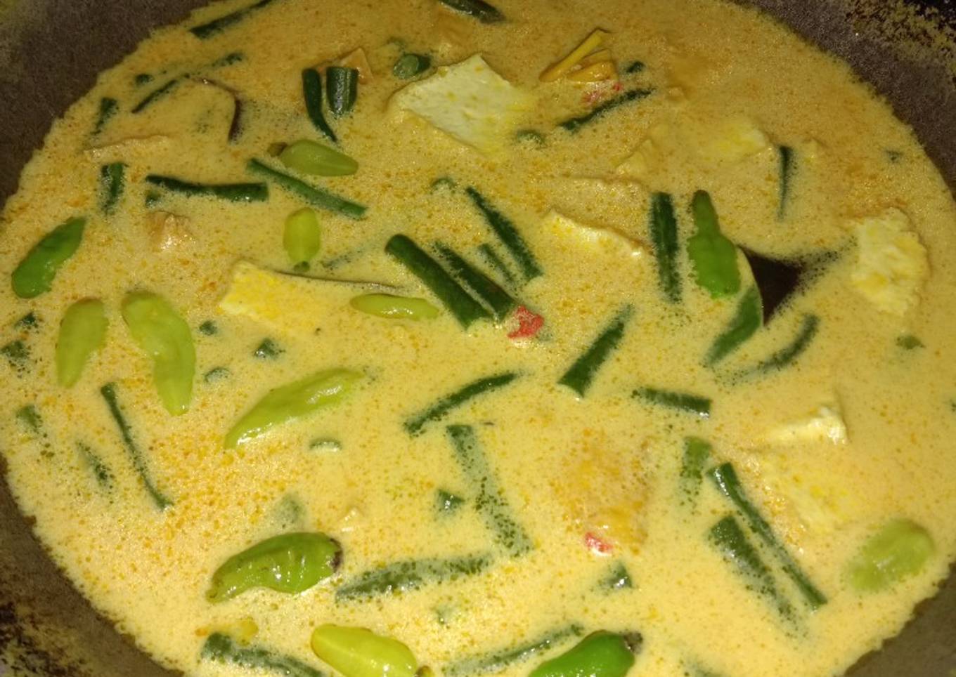 Sayur tahu kacang panjang (masakan harian ku) π