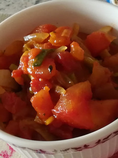 Una foto de Guiso de Tomate y Ajo porro