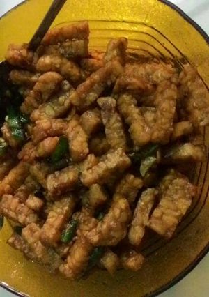 Foto resep Oseng tempe cabe hijau