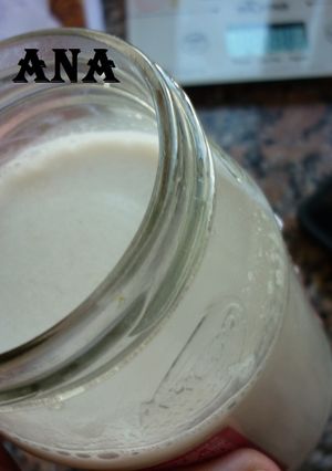Una foto de Leche de coco casera