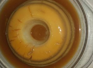 Una foto de Flan de maizena con leche