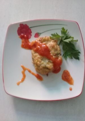 Foto resep Perkedel Ayam Tahu Sayur simple
