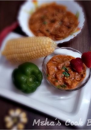 A picture of Mushroom Masala.