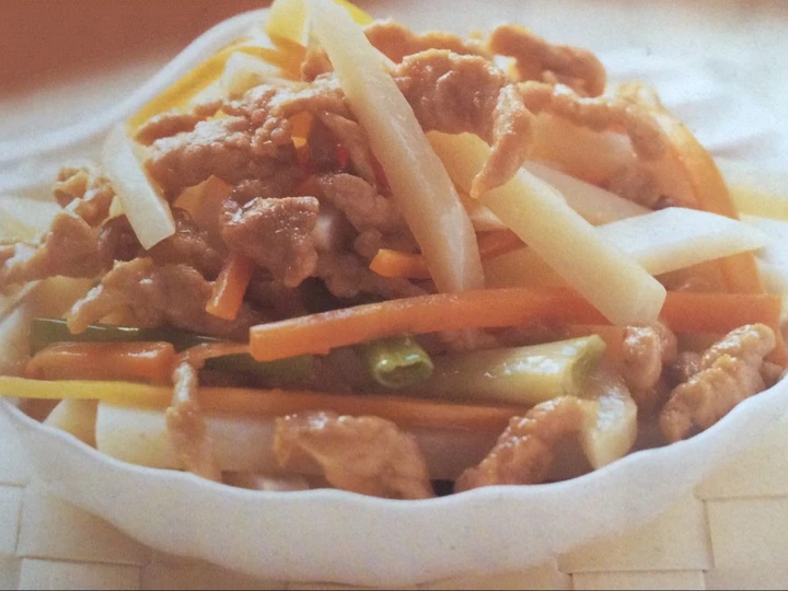 Recipe Stir-fried shredded pork with potatoes the Awesome  Appealing