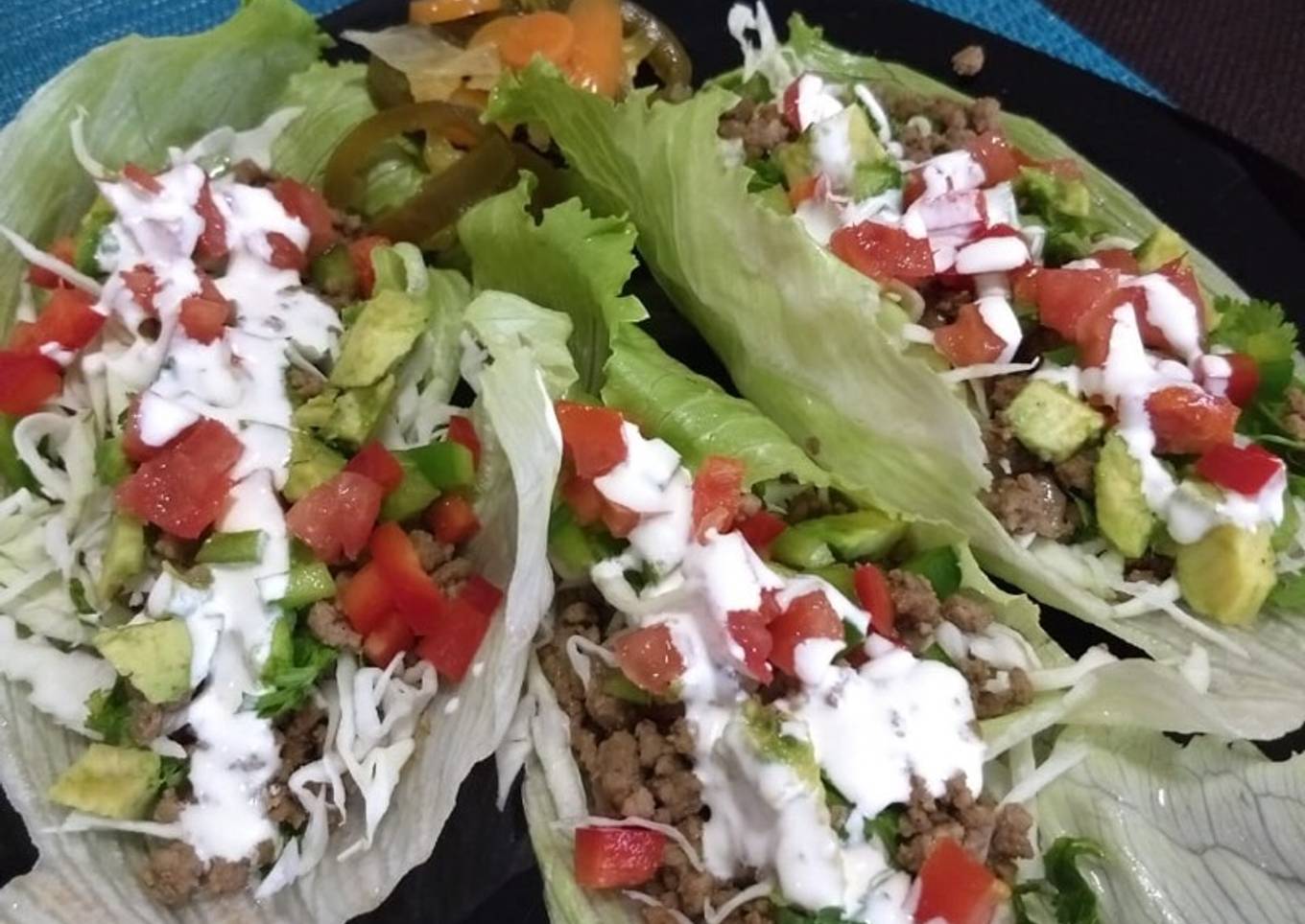 Tacos 🌮🌮🌮 estilo americano low carb/ cetogénica