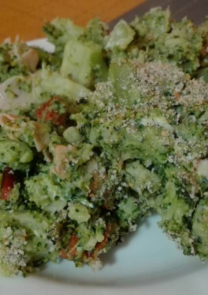 Una foto de Brócoli al Horno, apto para personas con diabetes🍲
