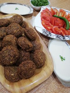صورة لوصفة الفلافل المحضر منزليا