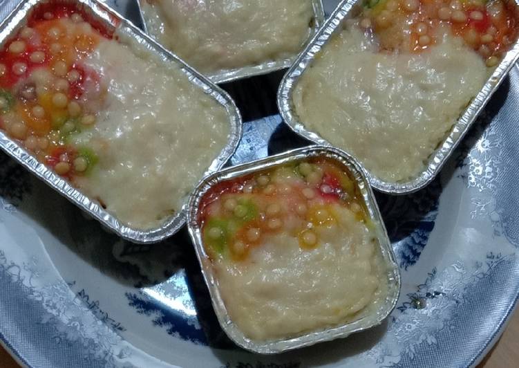 🌈Tawar Kukus Cheese Rainbow🌈